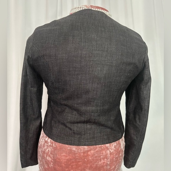 Cato Black Cropped Blazer with Ornate Buttons (743) - Picture 2 of 16